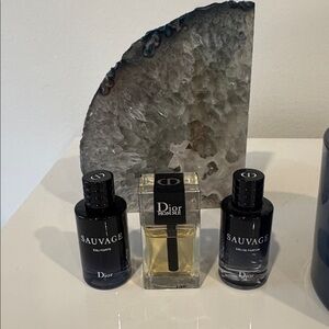 3 Mini bottles of Dior Cologne
